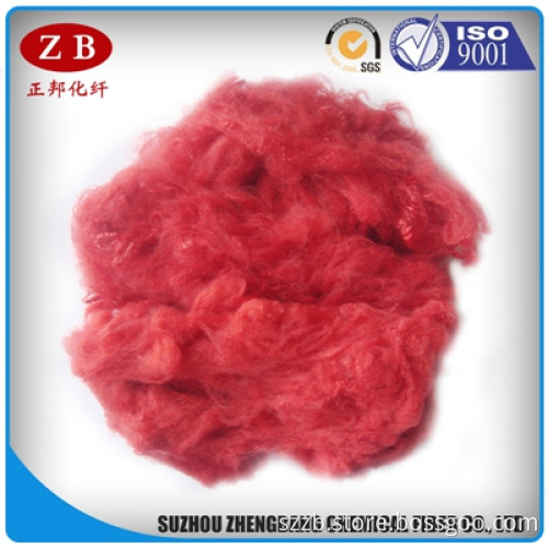 crimped recycled polyester staple fiber